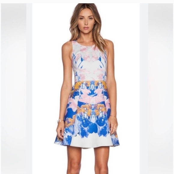 HUNTER BELL Dresses & Skirts - HUNTER BELL HANNAH FLORAL SLEEVELESS DRESS